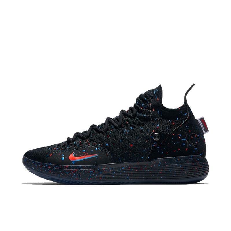 杜兰特亲穿Nike KD11 Just Do It进行赛前热身