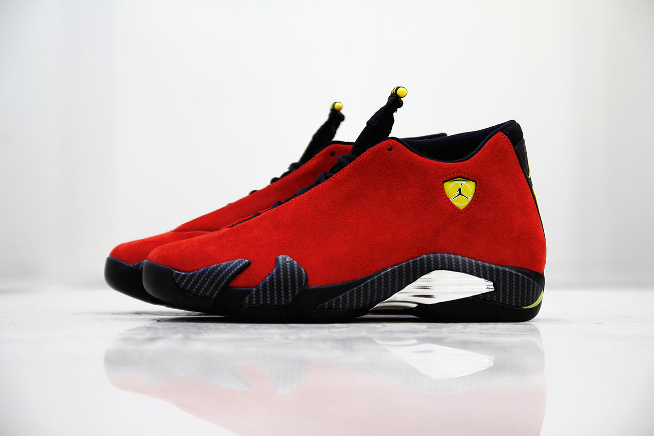 AJ14,Air Jordan 14,发售,BQ3685-7  高人气法拉利推出反转配色！全新 Air Jordan 14 下月发售
