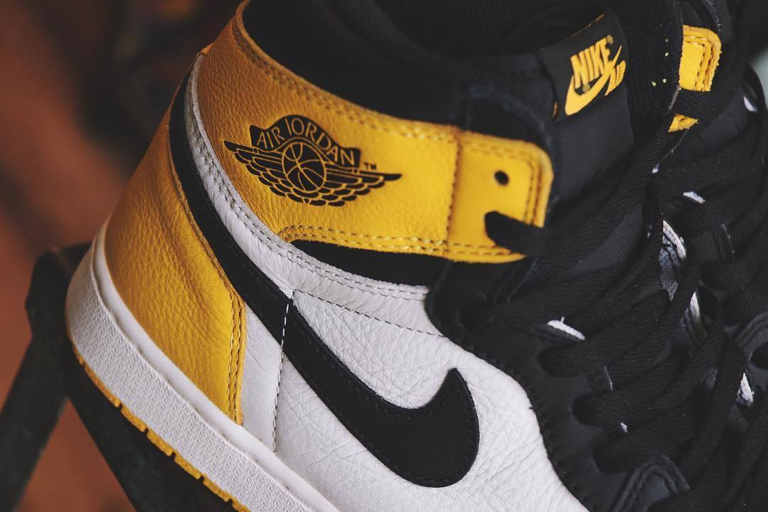 Nike,Air Jordan 1,AJ1,发售,AR102  黑黄脚趾 Air Jordan 1 要来了？全新实物图曝光！