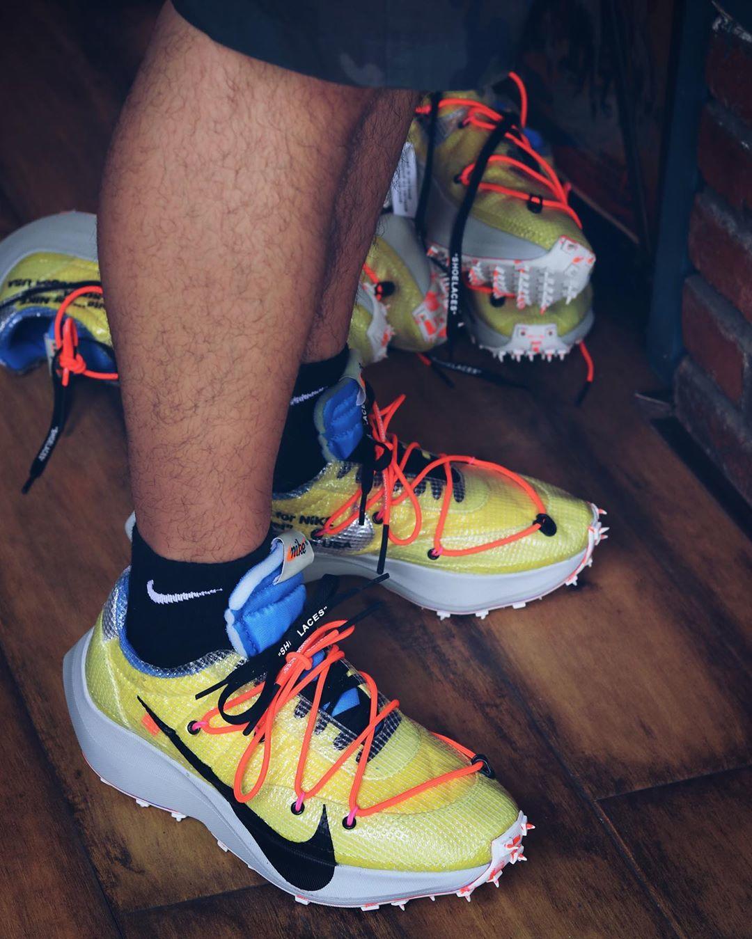 OFF-WHITE,Nike,Vapor Street,上脚  OFF-WHITE x Nike 再曝上脚照！是不是越看越顺眼？
