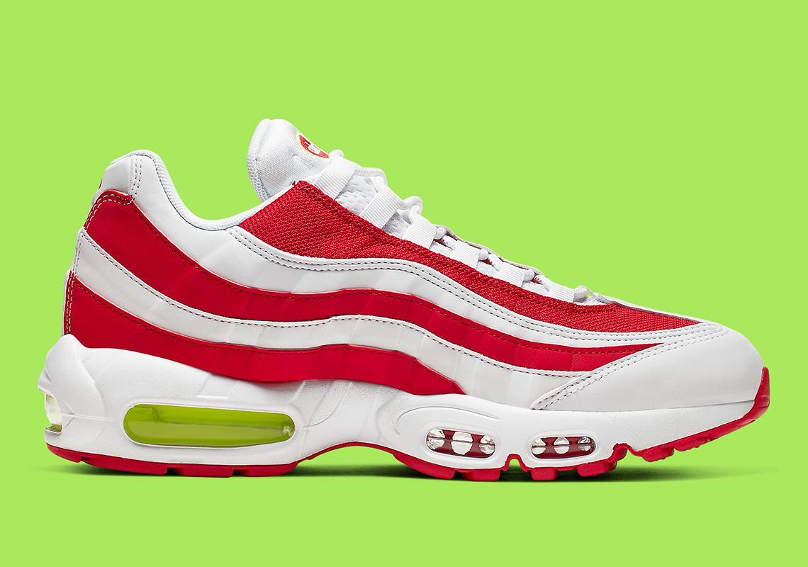 Nike,Air Max 95,发售,CQ3644-171  白红条纹装扮！Air Max 95 全新配色即将发售