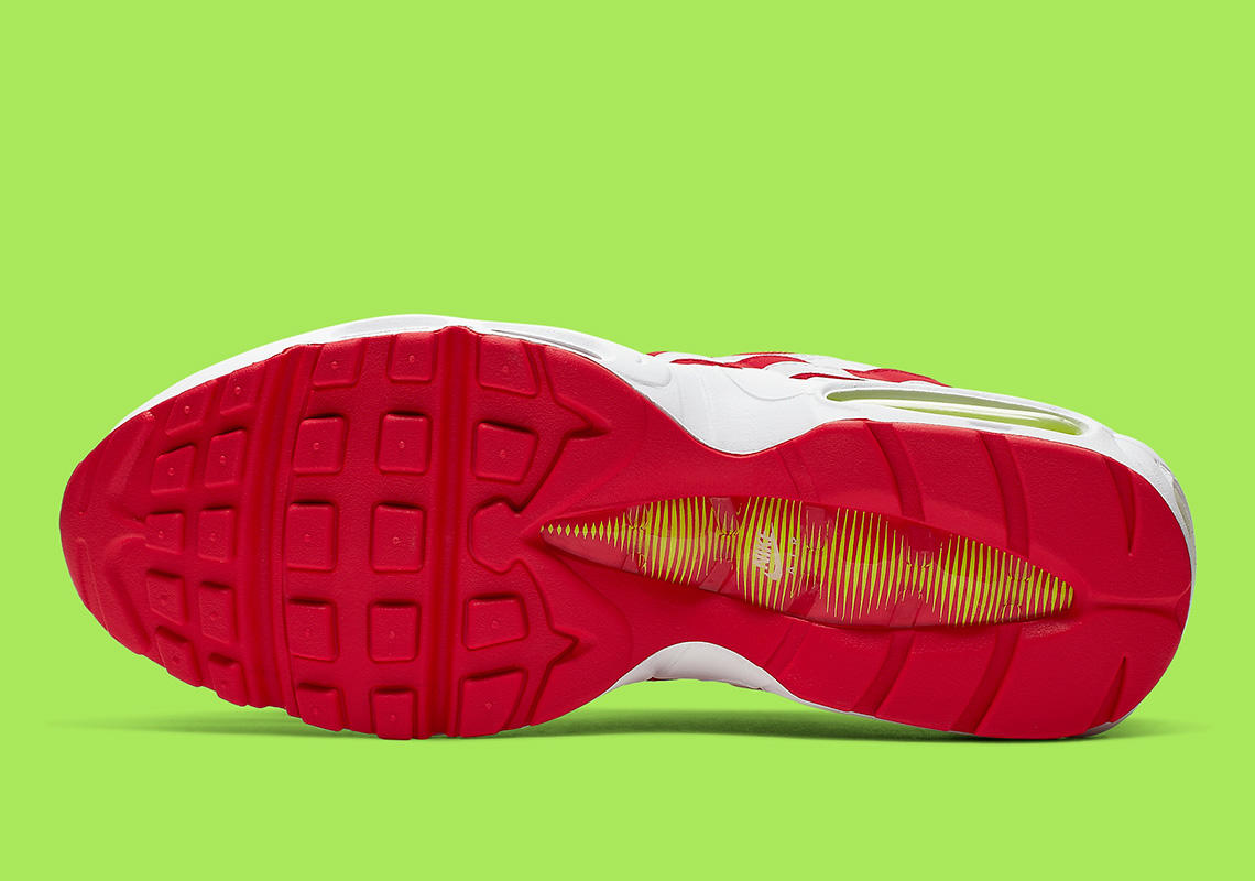 Nike,Air Max 95,发售,CQ3644-171  白红条纹装扮！Air Max 95 全新配色即将发售