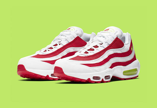 Nike,Air Max 95,发售,CQ3644-171  白红条纹装扮！Air Max 95 全新配色即将发售