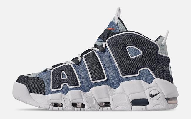Nike,Air More Uptempo,Denim,CJ  罕见单宁撞色鞋面！这双 Nike「大 AIR」有点太酷了！