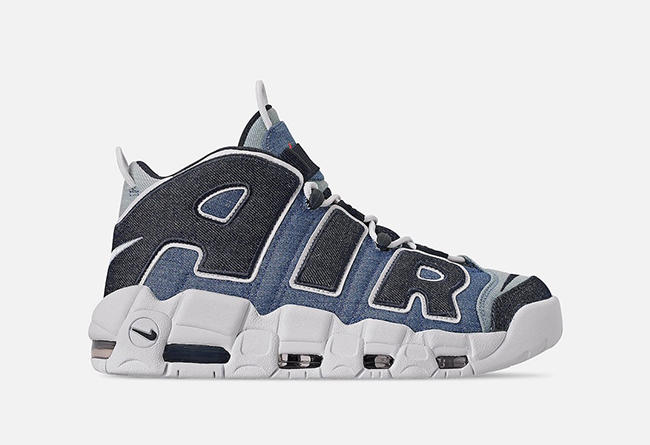 Nike,Air More Uptempo,Denim,CJ  罕见单宁撞色鞋面！这双 Nike「大 AIR」有点太酷了！