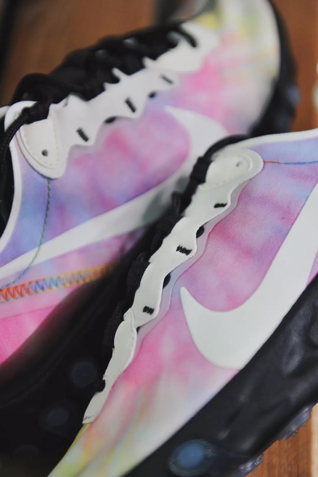 nike react element tie dye