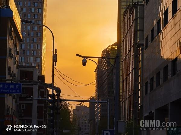 5X变焦拍夕阳