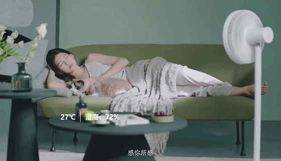 比小米风扇更具科技感，语音操控，体感控温，关键停电也能用