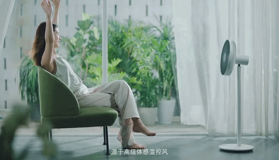 比小米风扇更具科技感，语音操控，体感控温，关键停电也能用