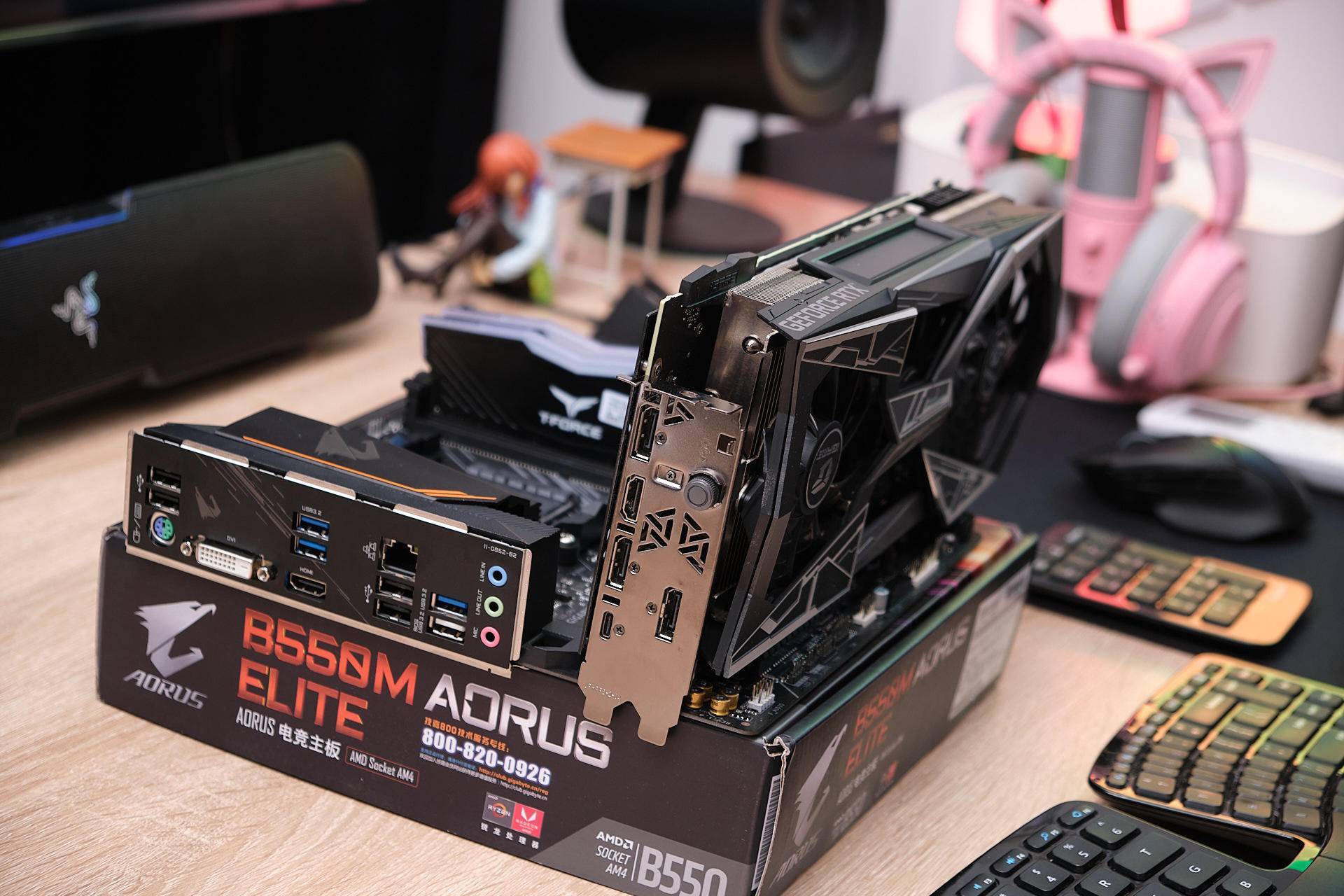 技嘉(gigabyte)b550m aorus elite小雕主板