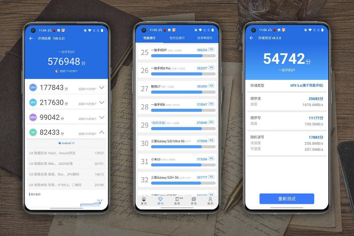 预算3000，哪款智能手机值得买？一加8T定义直屏新标准