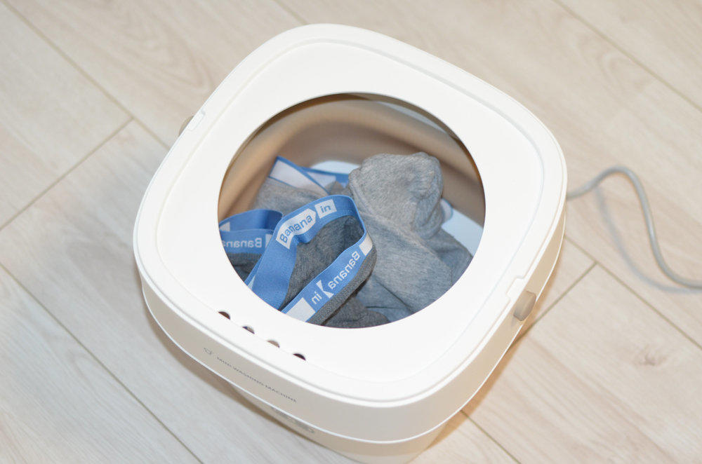 小件贴身衣物轻松洗:大宇折叠洗衣机