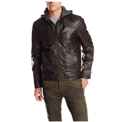 大降10刀！Levi's Faux Leather Racer 男款机车夹克