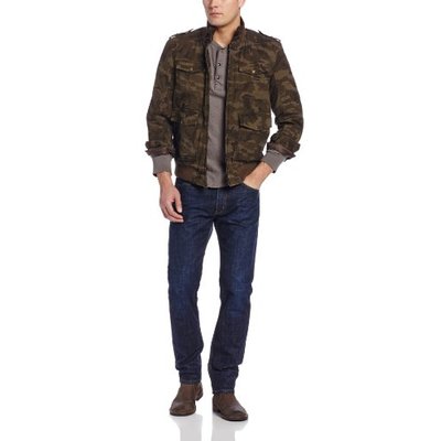 李维斯Levi's李维斯型男纯棉保暖飞行夹克