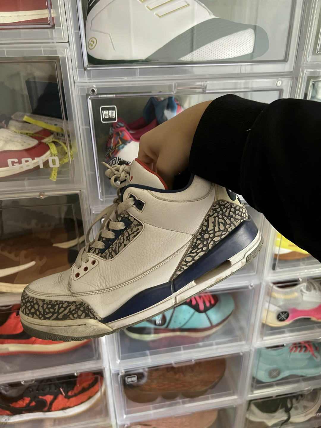 Aj3白蓝丨老鞋饱经沧桑👟