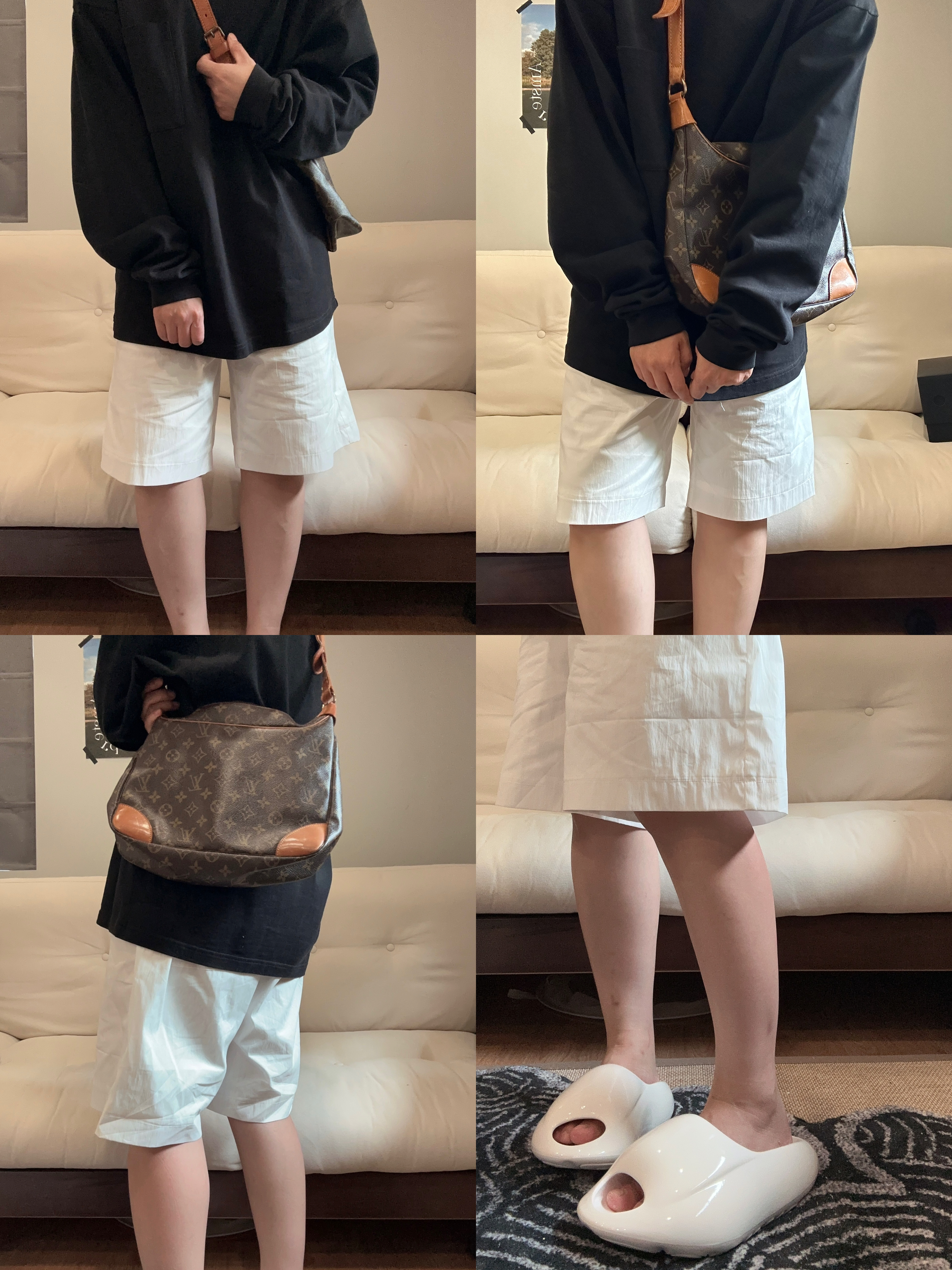 小个子跟着穿|黑白简单穿搭〰️