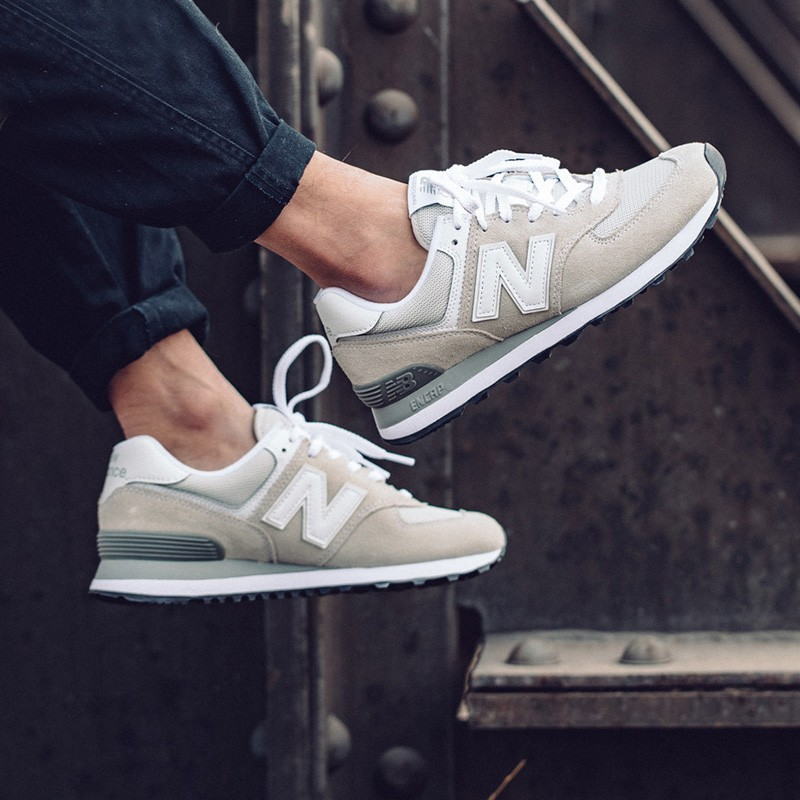 New Balance 574 浅灰白