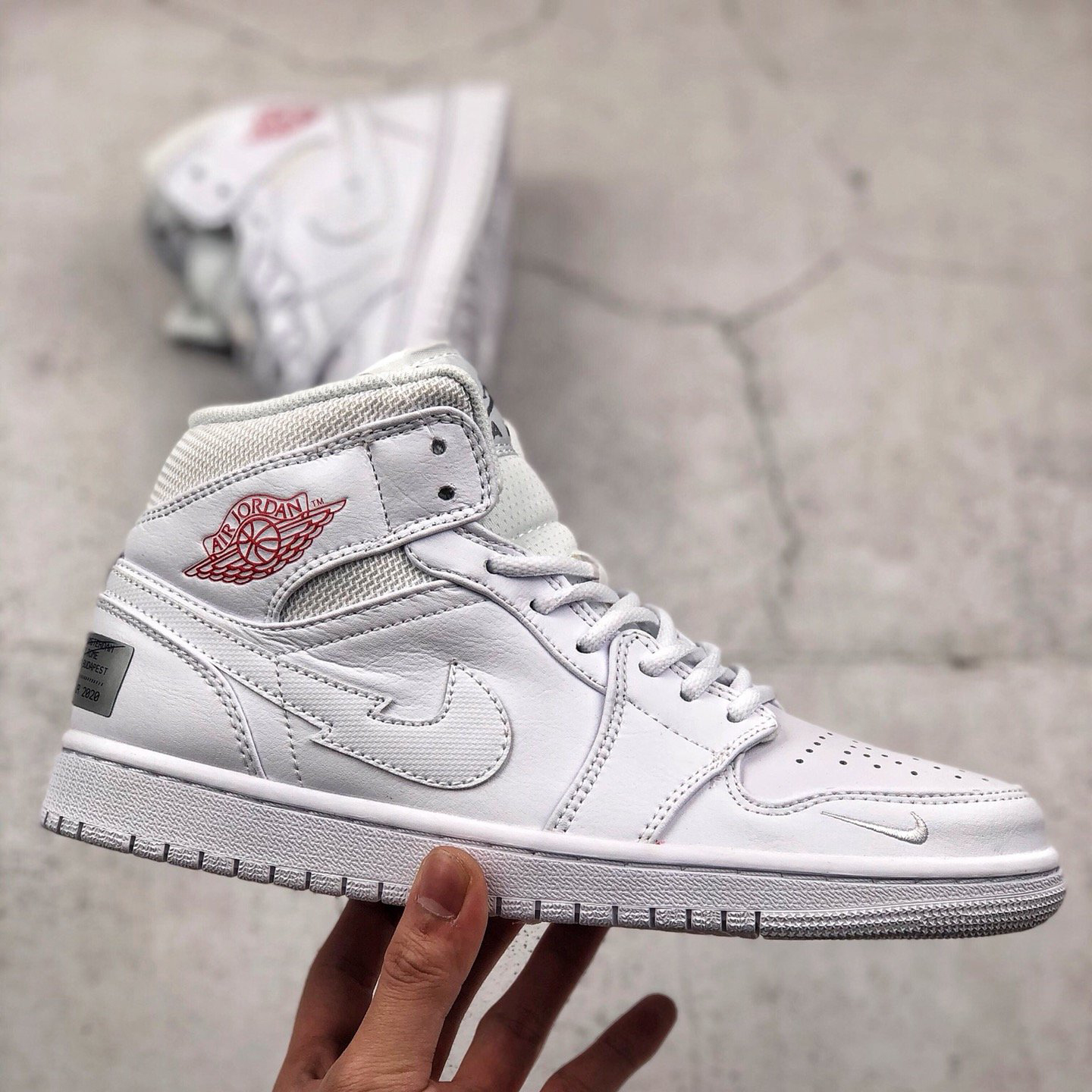 AJ 1 中帮/欧洲之旅/白