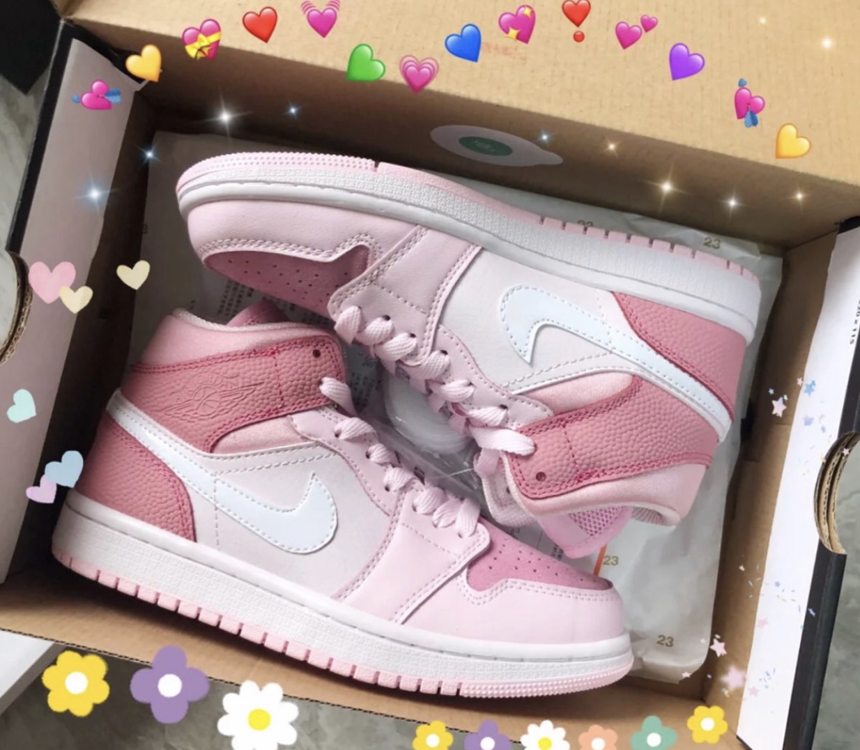 aj1中帮樱花粉