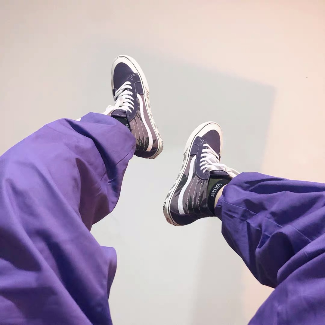 vans sk8 hi海盗紫色