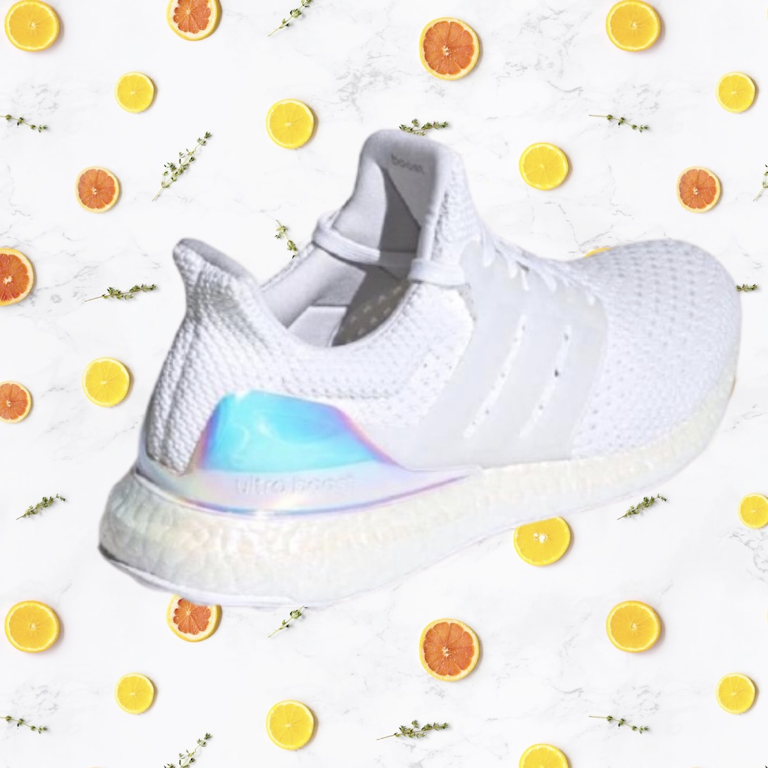 镭射渐变白网Adidas