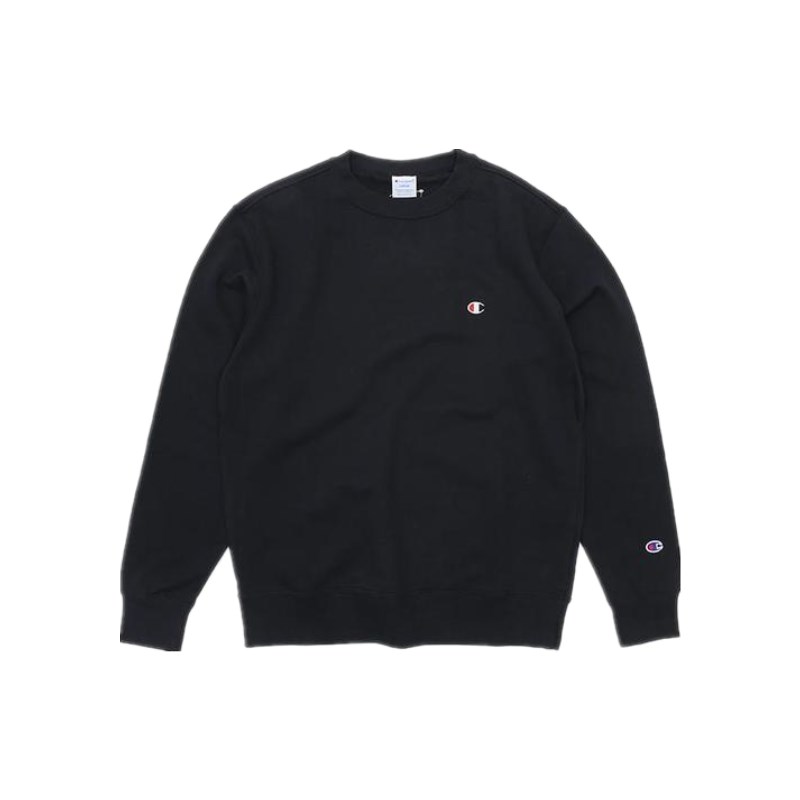 【王俊凯同款】Champion LIFE REVERSE WEAVE 刺绣小CLOGO圆领套头卫衣 男女同款 CMPNMH026