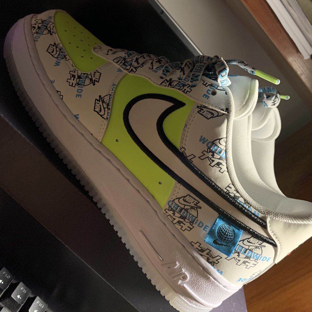 这鞋子真的给一百分，AF1的经典鞋型又搭