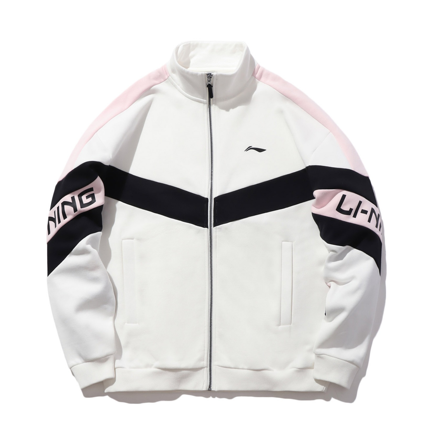 Li Ning 运动加绒加厚立领针织长袖夹克 男女同款 AWDPA41 AWDRE29 AWDTE53
