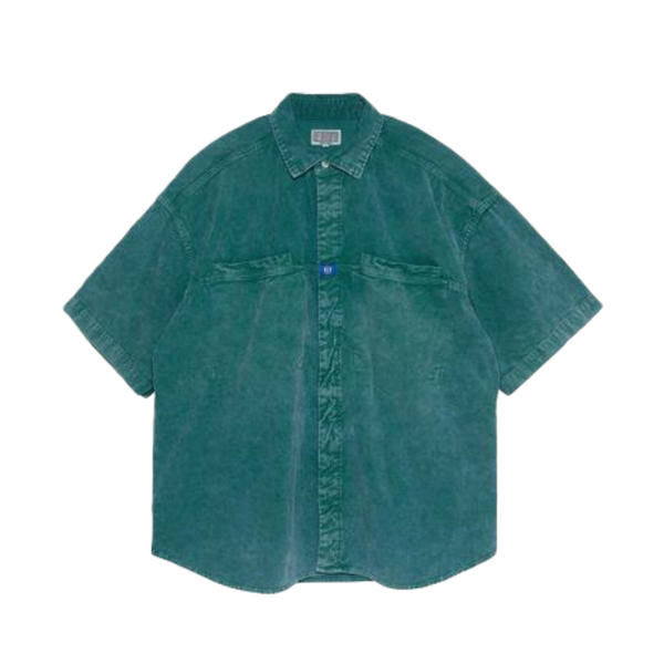C.E CAV EMPT CORD DESIGN SHORT SLEEVE SHIRT 灯芯绒短袖衬衫 男女同款