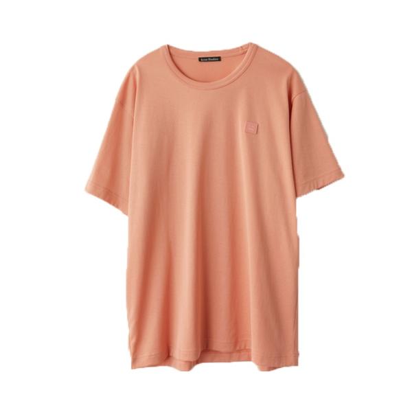 Acne StudiosNash Face 圆领笑脸T恤 男女同款 25E173-418