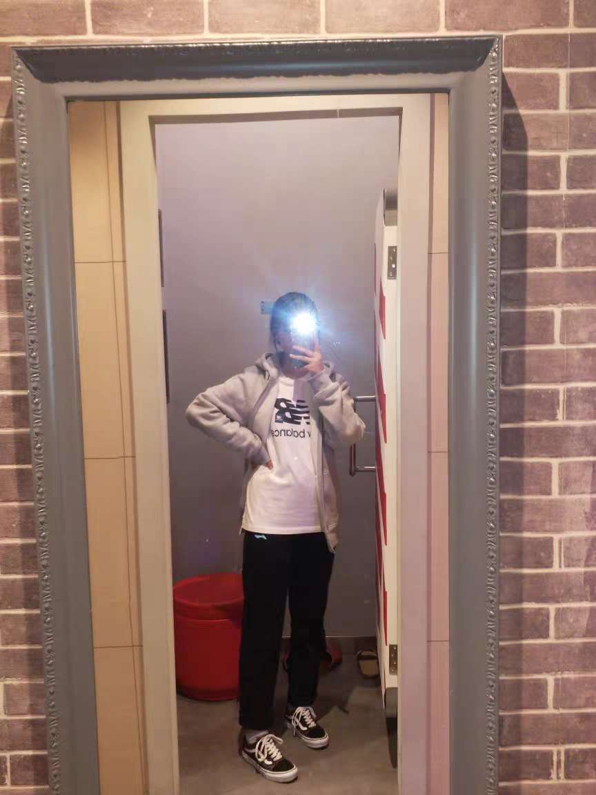 梭织直筒长裤 