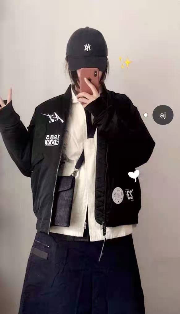  飞行夹克棉服