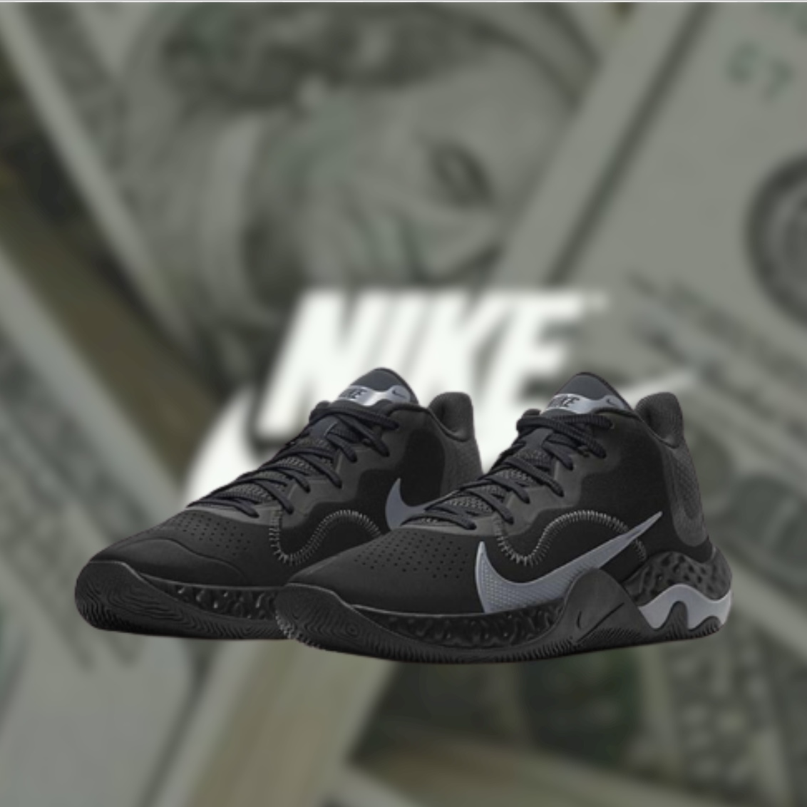 Nike 深灰黑白 renew elev