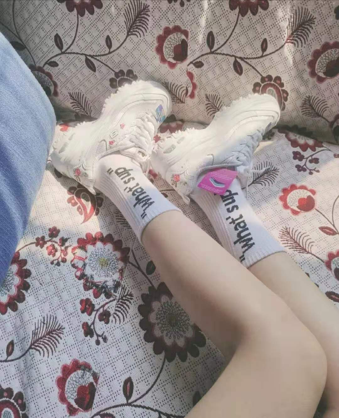 谢谢老公给买的鞋子，喜欢！