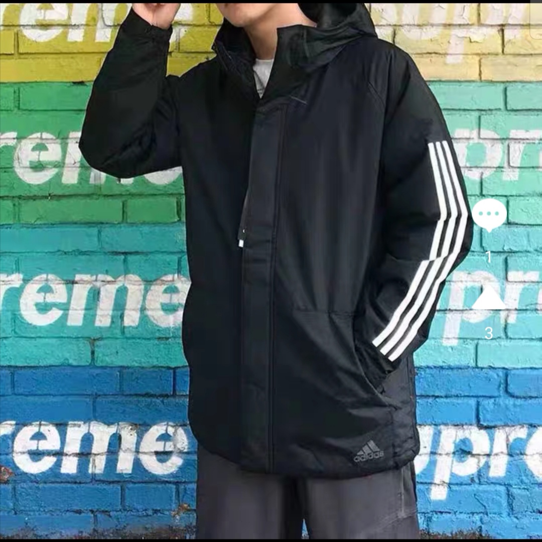  运动休闲防风棉服 