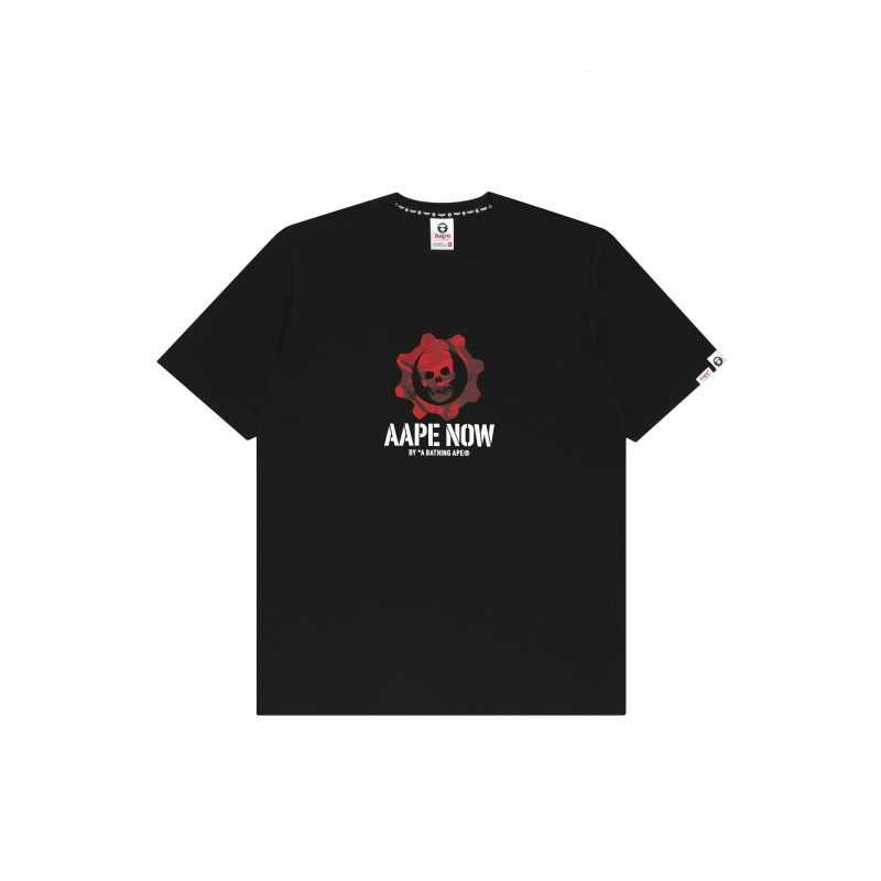 【GEARS 5 联名】Aape 印花短袖T恤 男女同款 9358