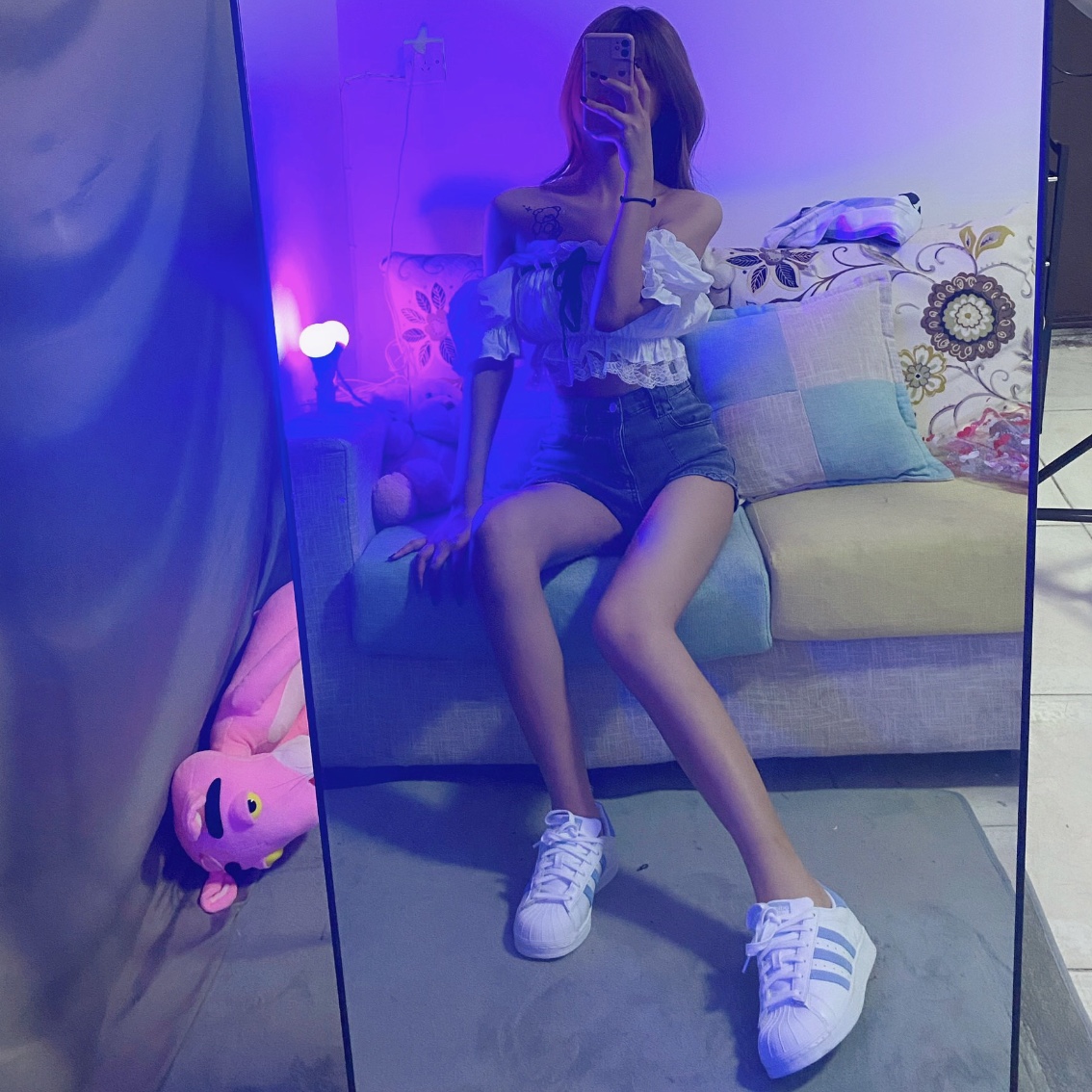 adidas 白灰蓝Originals 