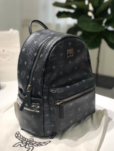 MCM 侧边铆钉小号双肩包奢品 