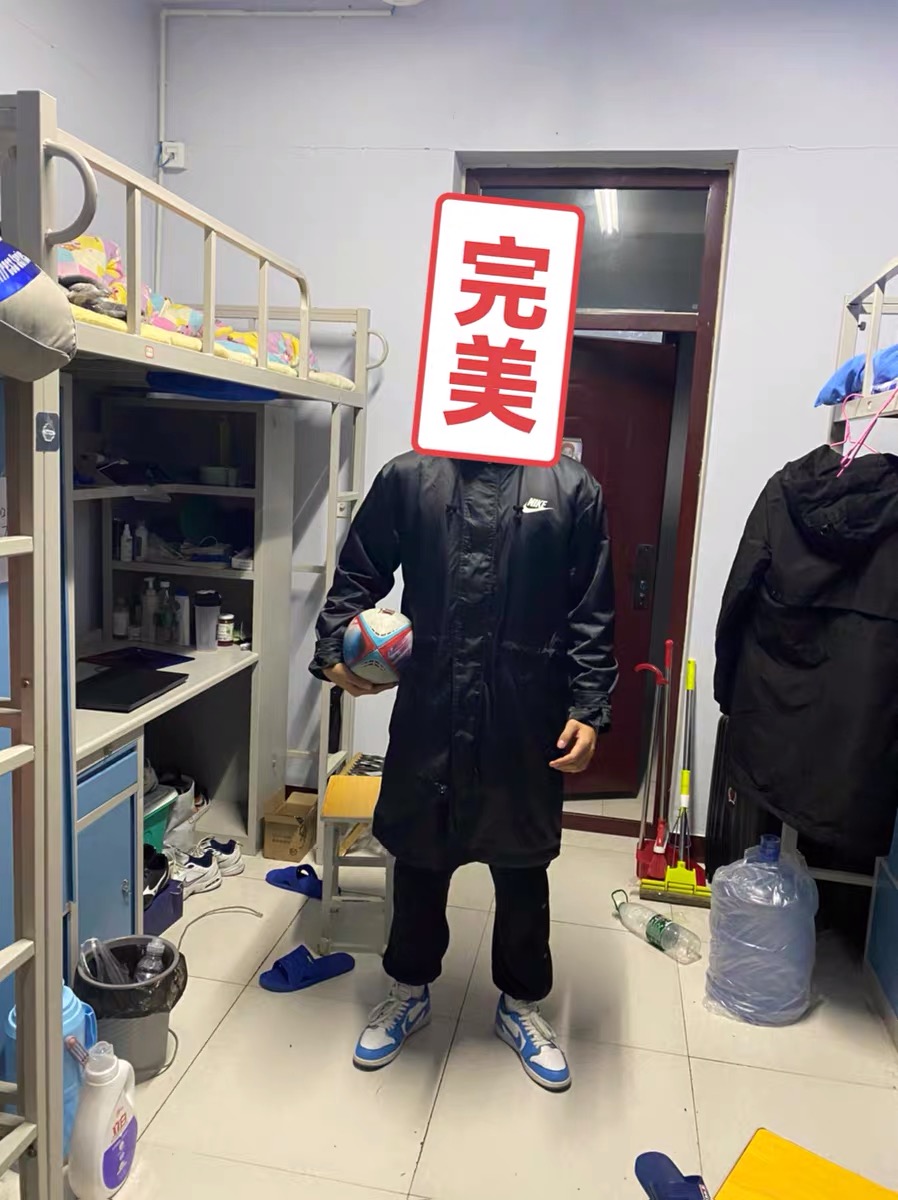 羊羔绒中长款运动棉服外套 