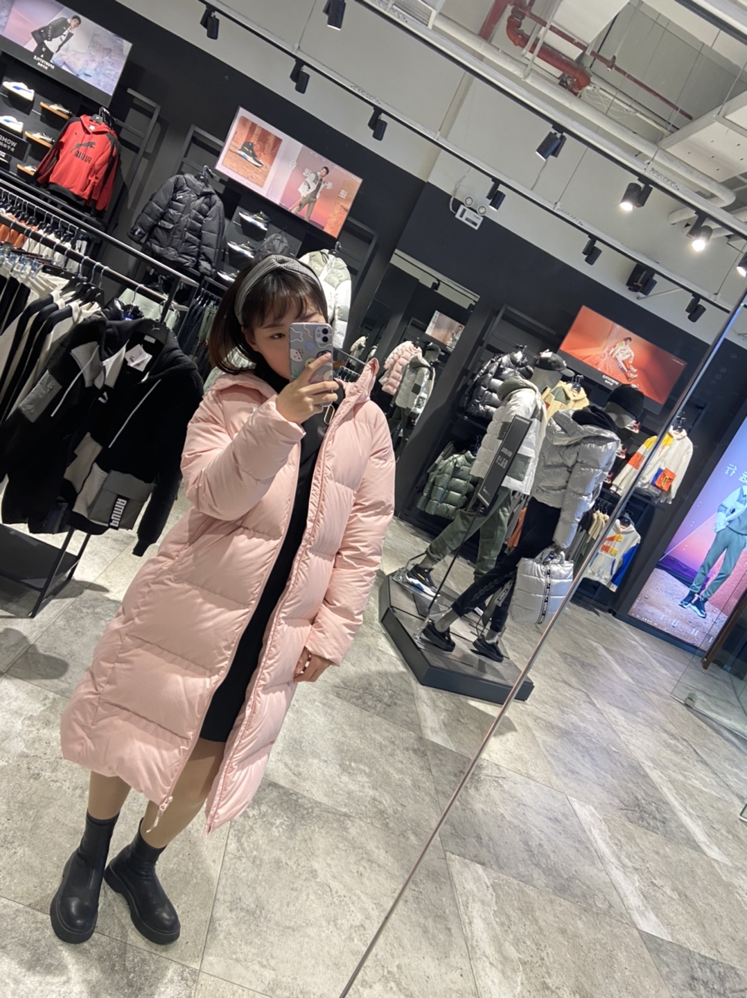 Puma  运动短款保暖羽绒服