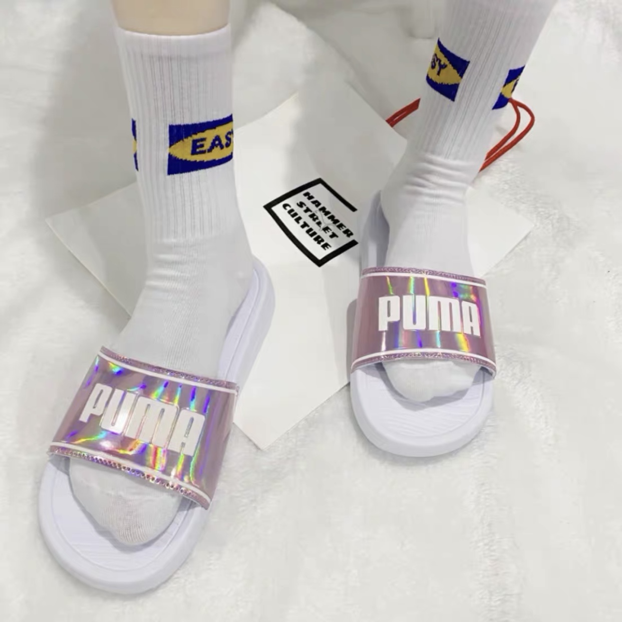 彪马Puma Popcat Slide 