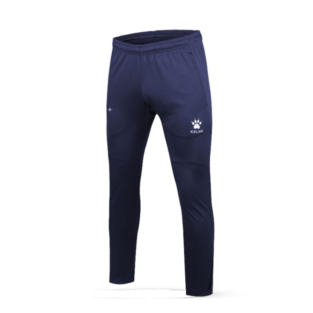 KELME 足球训练收腿拉链加绒加厚修身直筒运动长裤 K15Z406