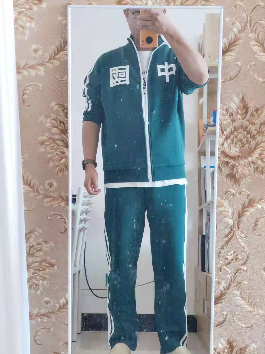 休闲平口运动长裤 