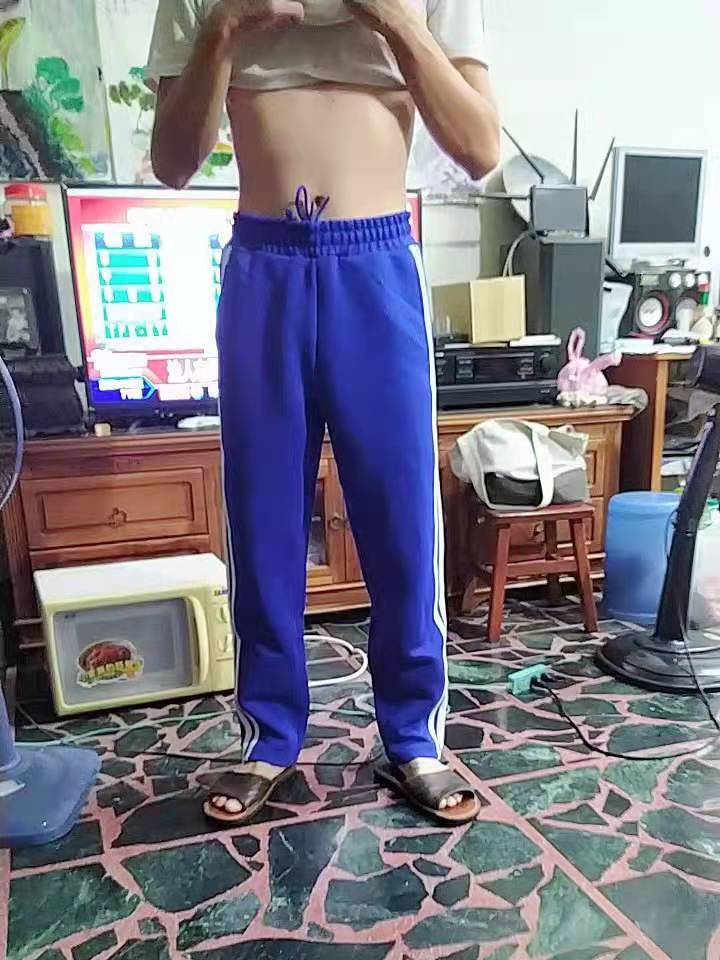  休闲平口运动长裤  