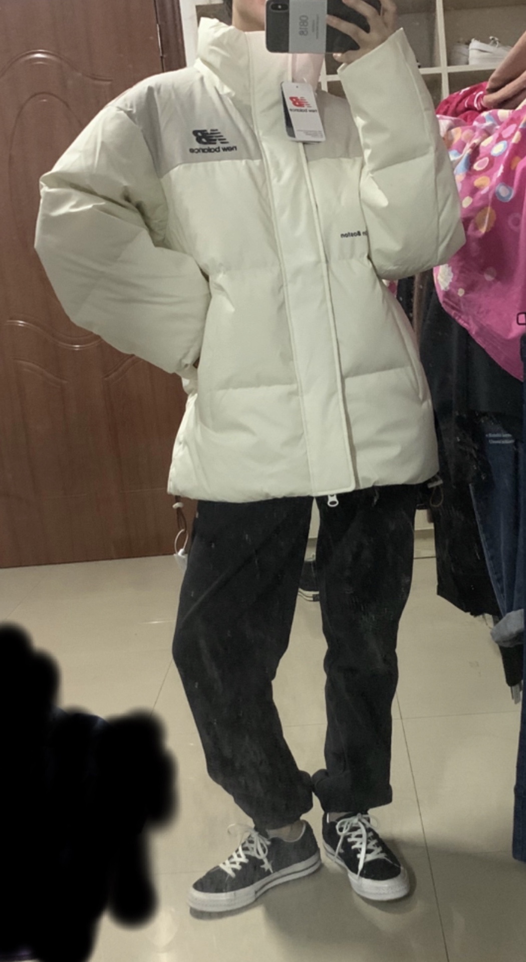 New Balanc短款羽绒服