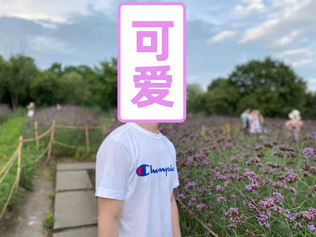  贴布草写Logo短袖T恤  