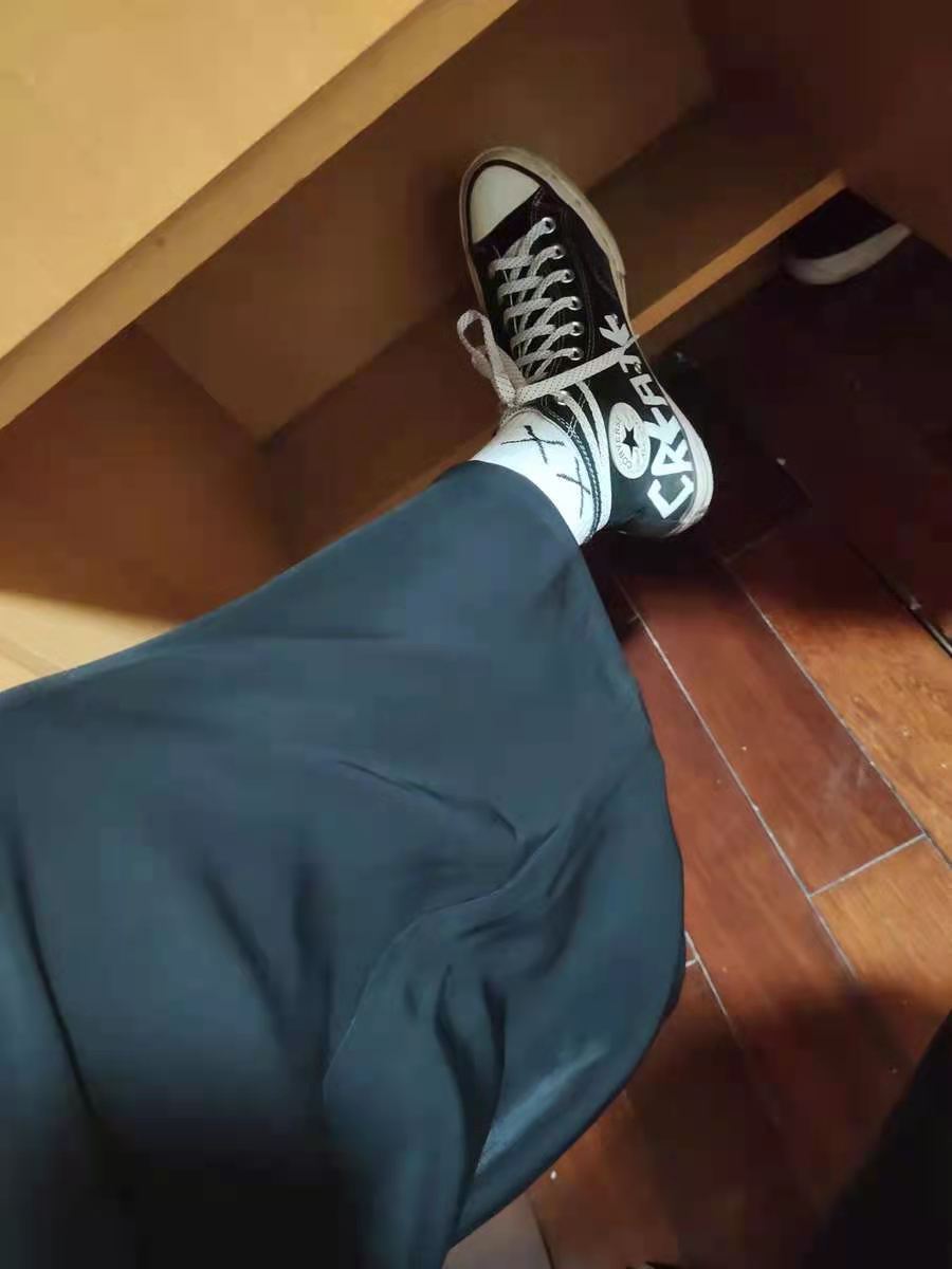  三叶草运动阔腿长裤