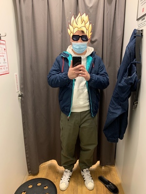 优衣库 工装束脚运动裤