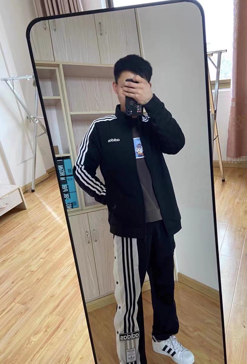 adidas男子休闲夹克外套