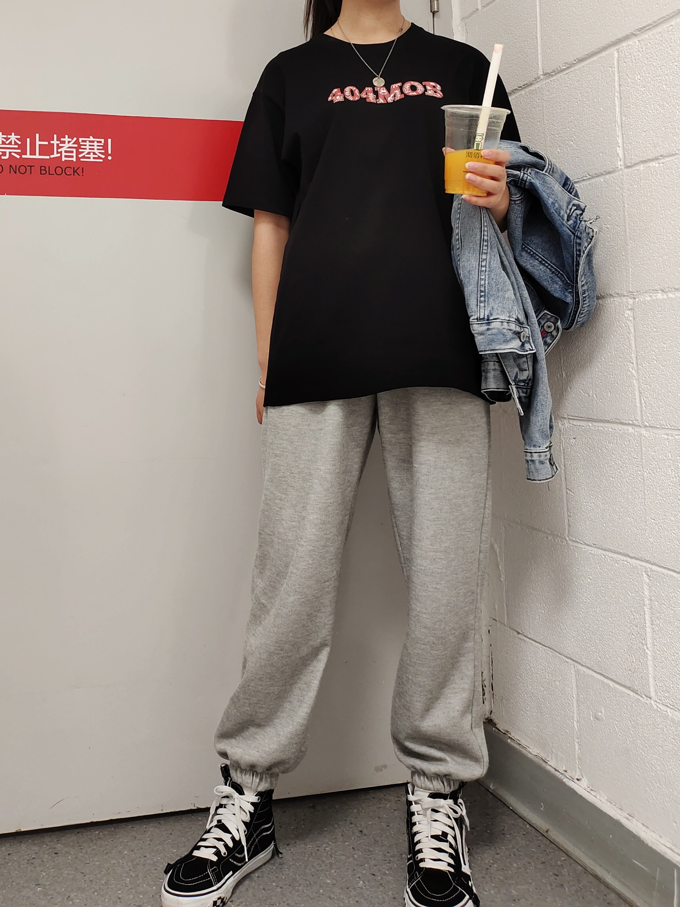 404MOB复古腰果花拼接印花短袖T恤